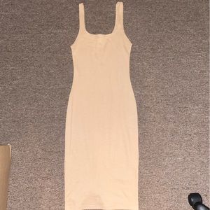 Zara tan bodycon dress
